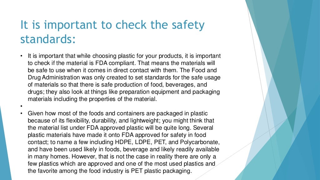 Types of plastic food packaging and safety!