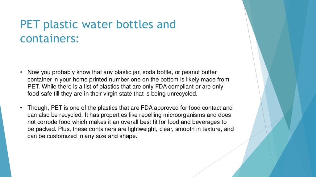 Types of plastic food packaging and safety!