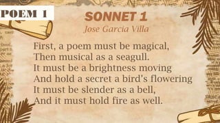 Types of Poetry powerpoint presentations | PPTX