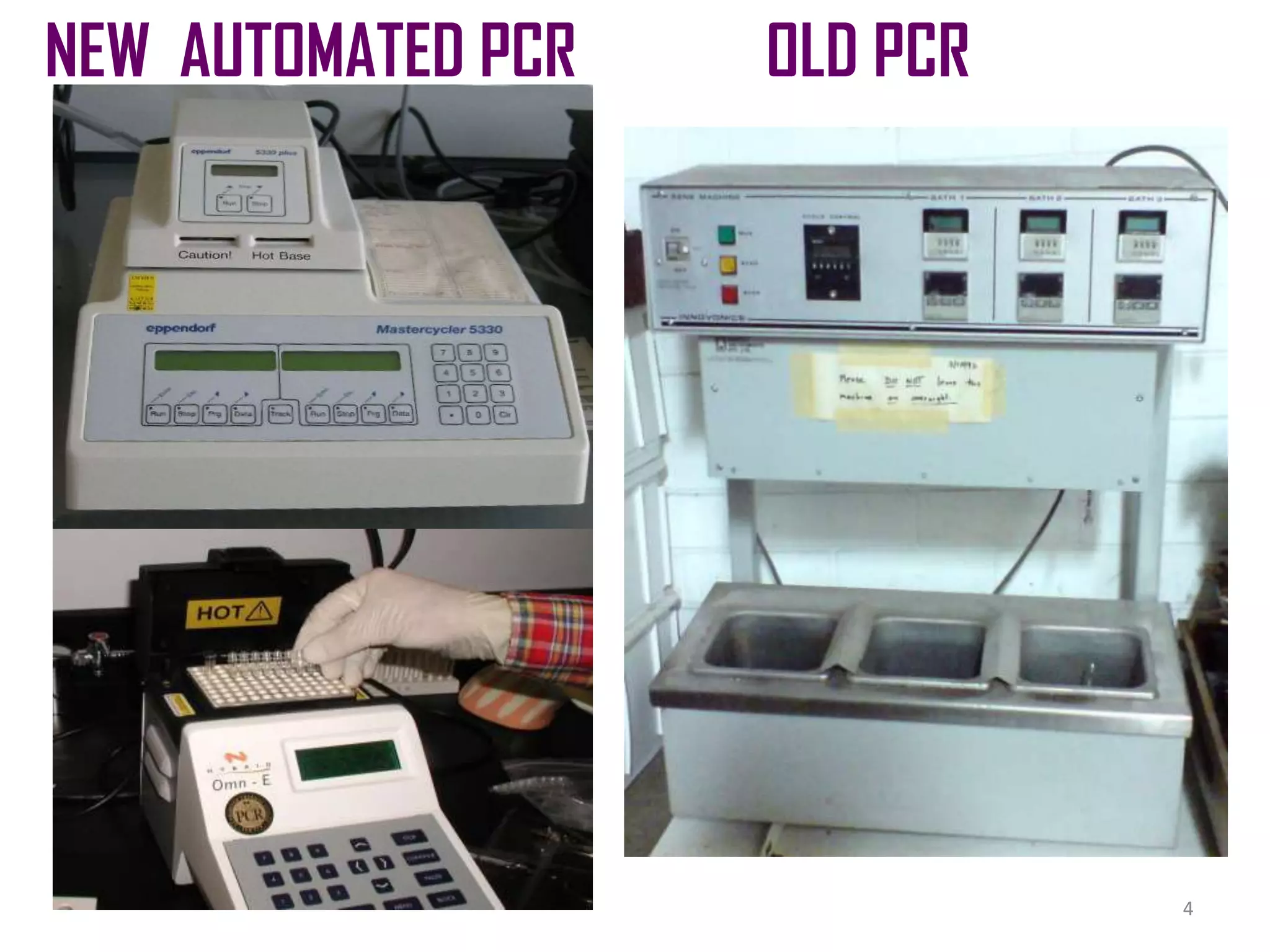 NEW AUTOMATED PCR   OLD PCR




                              4
 