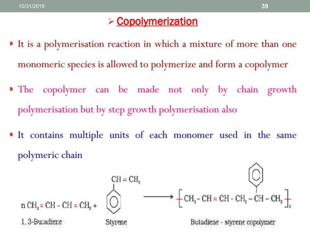 Types of polymerization | PPTX | Chemistry | Science