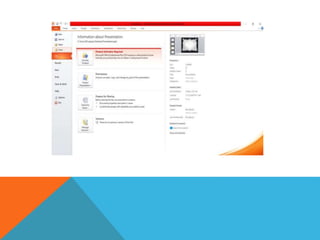 Types of presentation+file+home