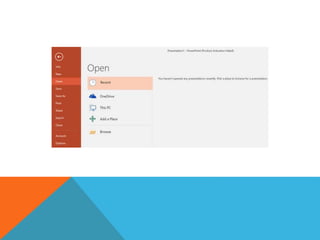 Types of presentation+file+home