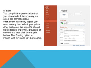 Types of presentation+file+home