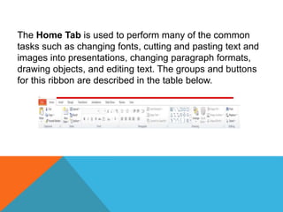 Types of presentation+file+home