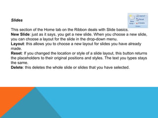 Types of presentation+file+home