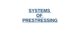 SYSTEMS
OF
PRESTRESSING
 