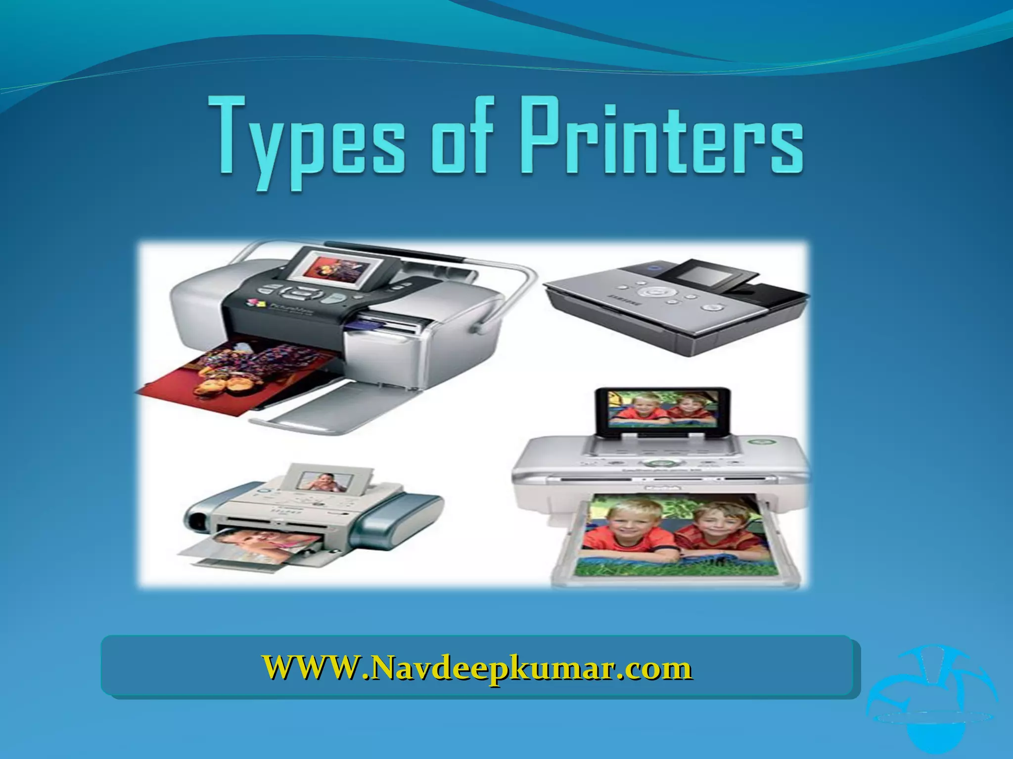Types of Printers PPT