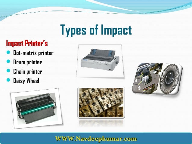types of printers types of printers
