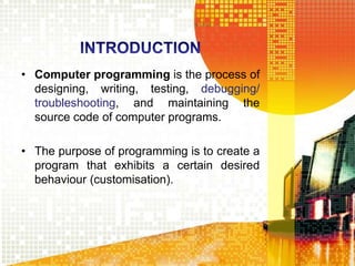 Types of program testings and errors | PPTX