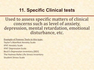 Ipat Scale Types of Psychological Tests updated by S.Lakshmanan, Psychologist | PPT