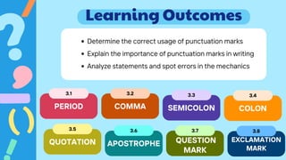 Types of Punctuations and When to Use Them Education Presentation in ...