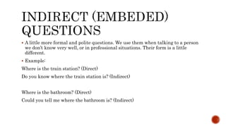 Types of questions | PPTX