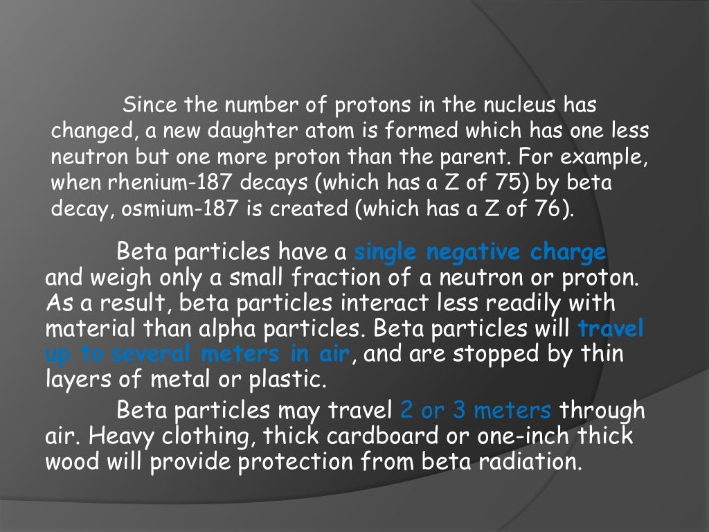 Types Of Radiation
