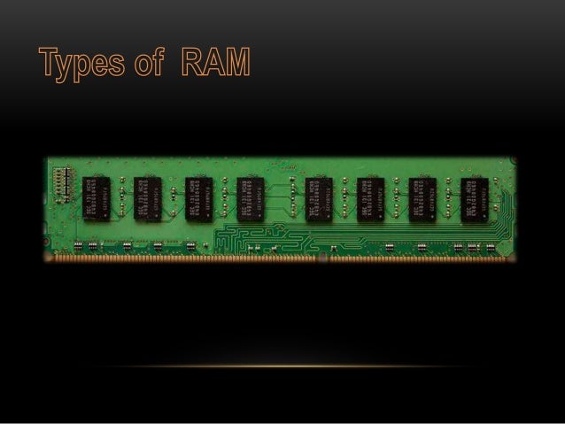 types of ram ram types