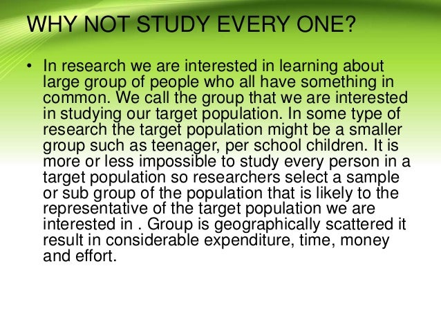 Types of random sampling