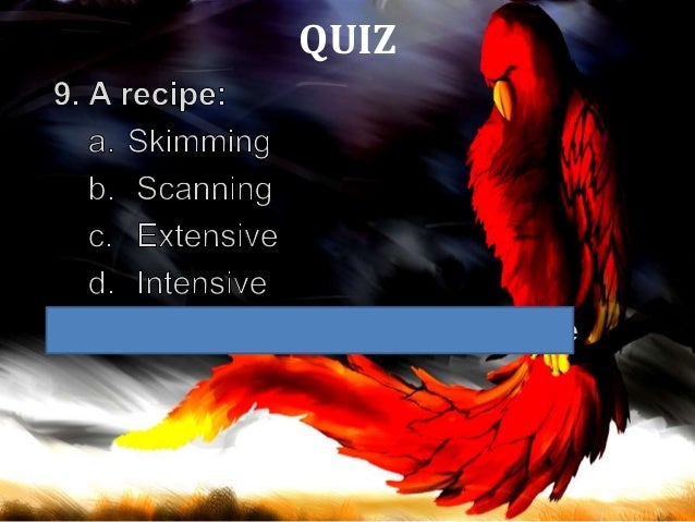 Types of reading Slide 20