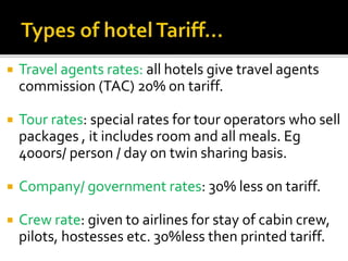 Types of Restaurant, Hotel tariff and Meal plan | PPTX | Bars ...