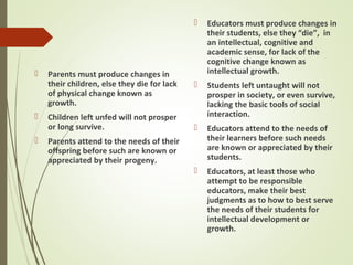 Types of relationships between teachers and students | PPT