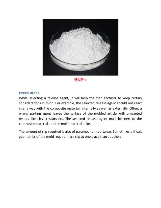 Types of release agents