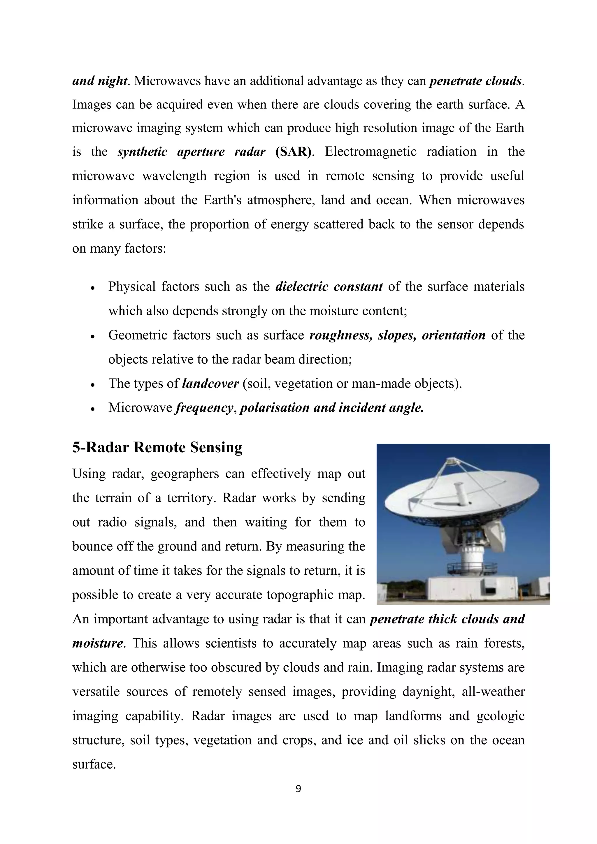 Types Of Remote Sensing Pdf