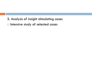 Insight Stimulating Example Types of research | PPTX