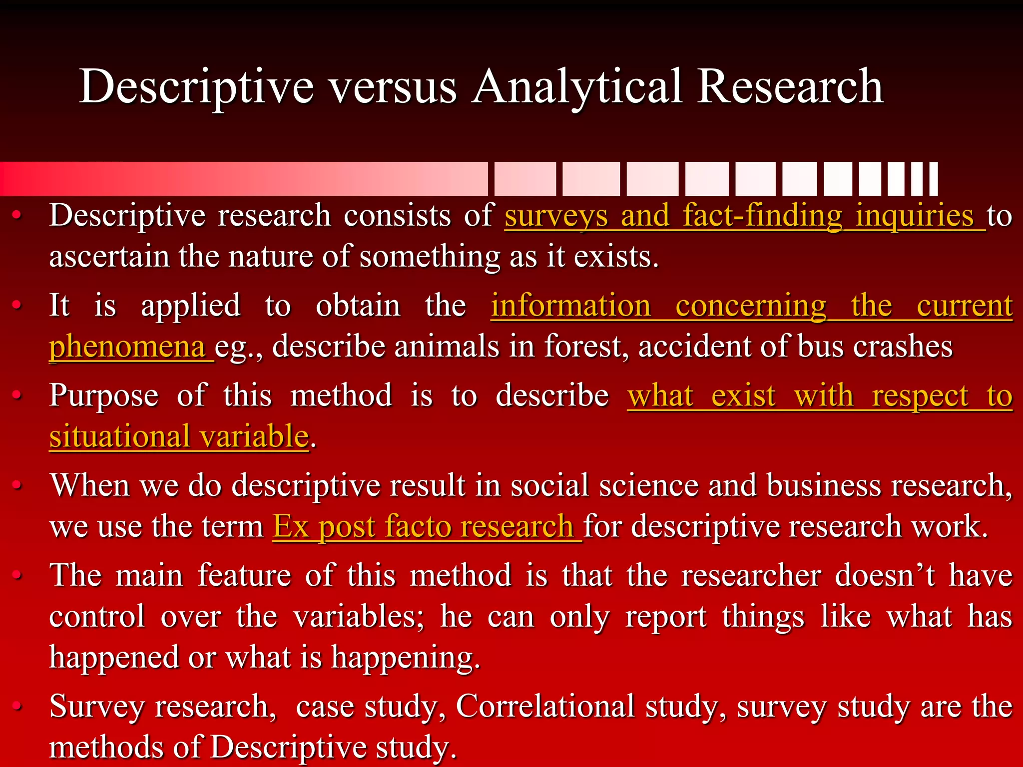 Types of research | PPTX