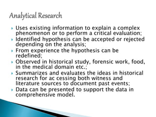 types of analysis in research - eleanorrillowolf... TYPES OF RESEARCH.pptx