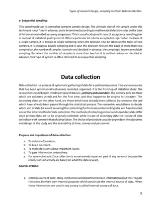 Types of research design, sampling methods & data collection | DOCX