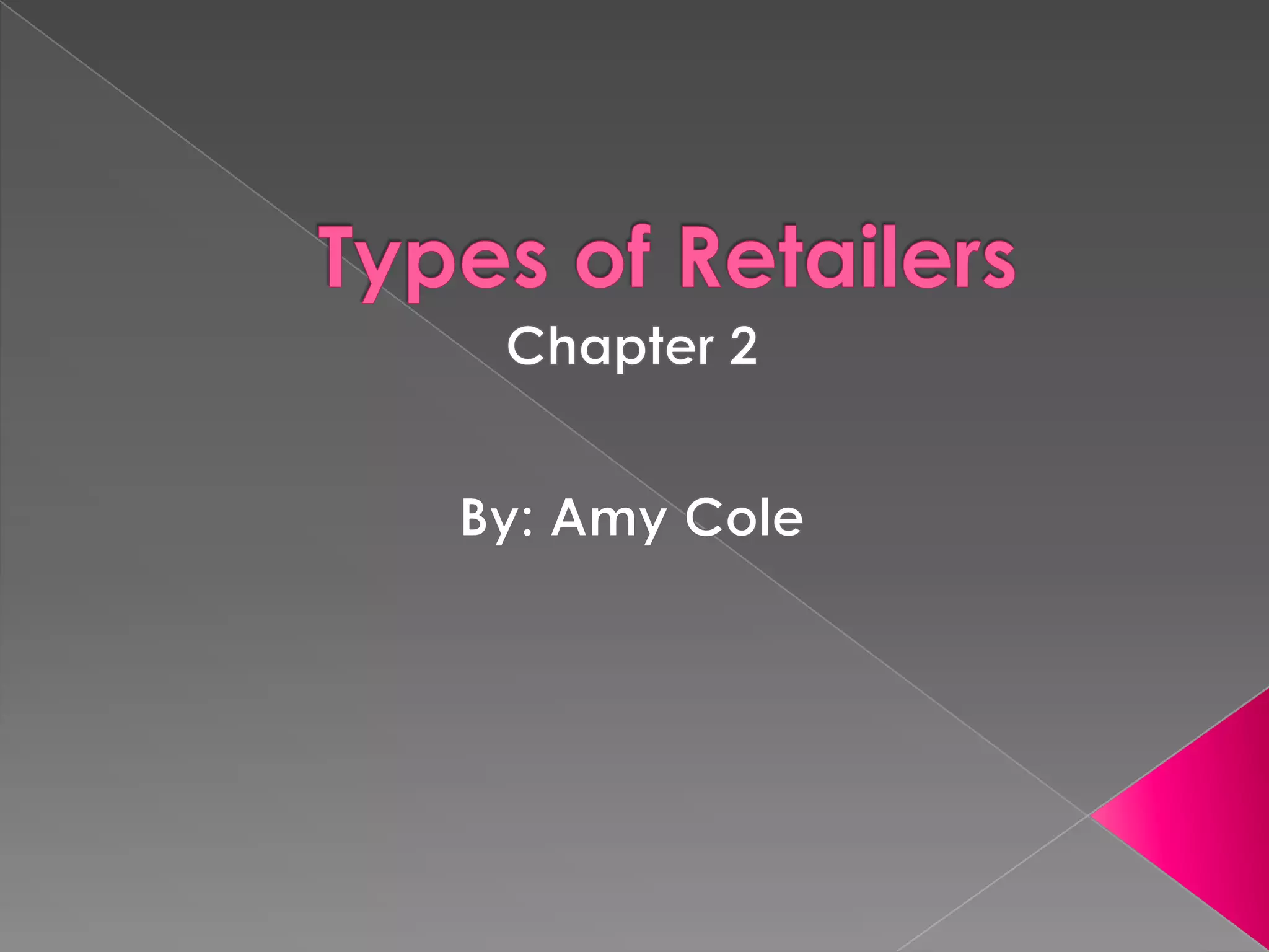 Types of retailers | PPT