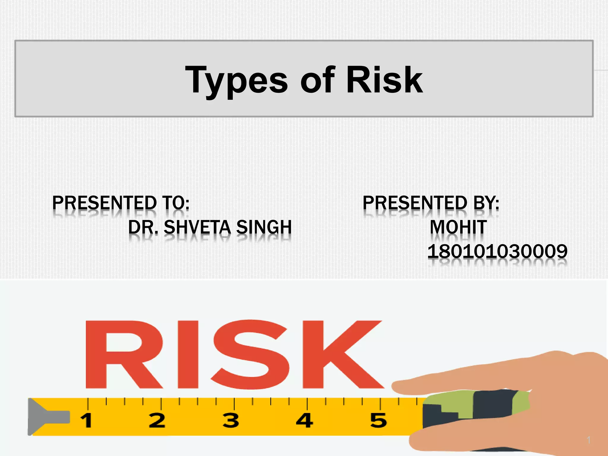 Types of risk | PPTX