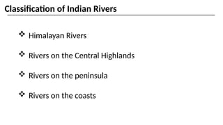 Types of Rivers , water resource engineering | PPTX