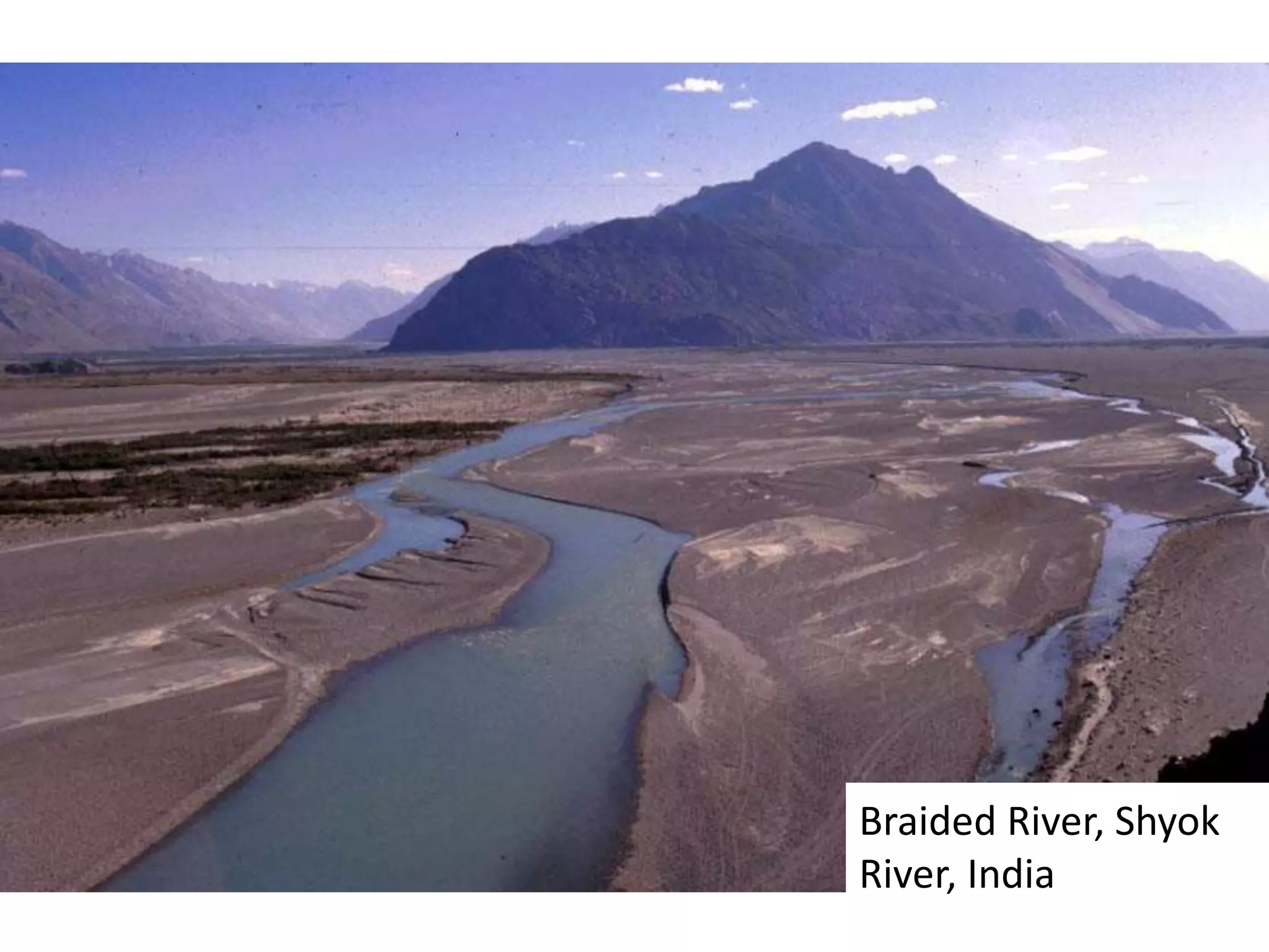 Braided River, Shyok
River, India
 
