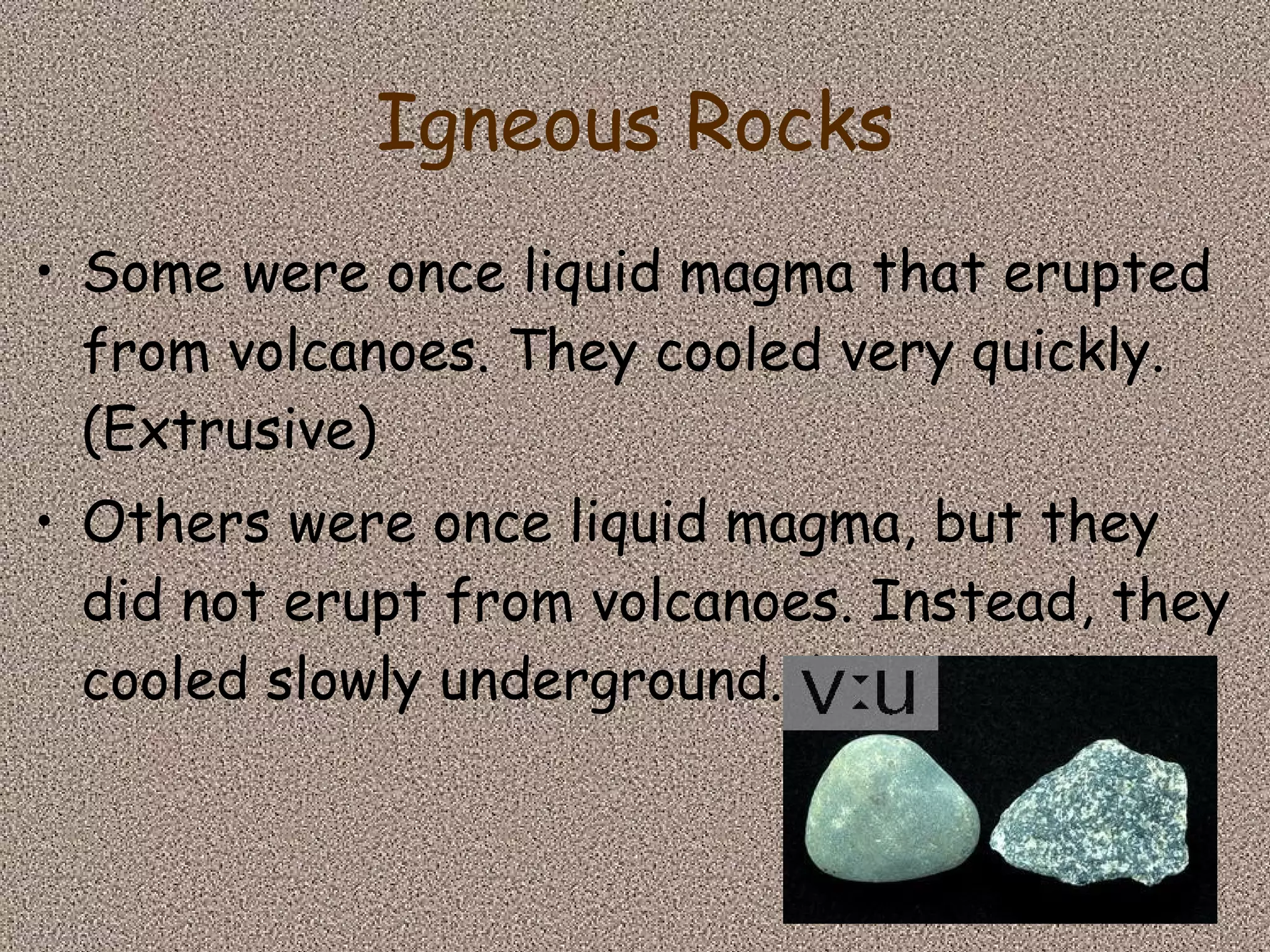 Types Of Rocks | PPT