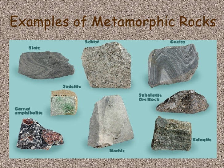 Types Of Rocks