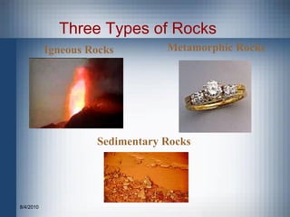 Types of rocks | PDF