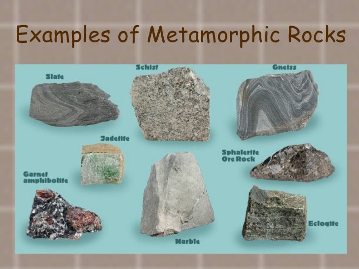 Types of rocks