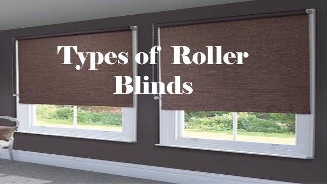 roller shade control types