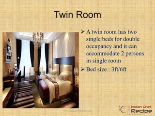 TYPES OF ROOMS IN HOTEL | PPTX | Bed & Breakfasts | Travel Type