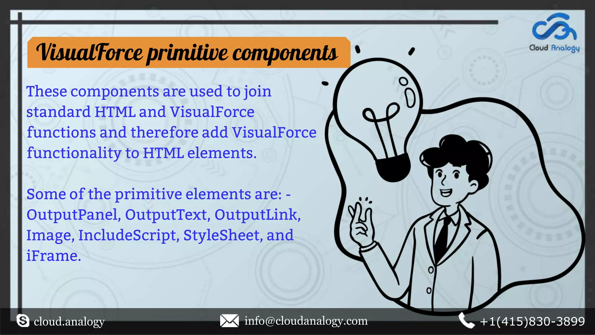 Types of salesforce visual force components | PPTX
