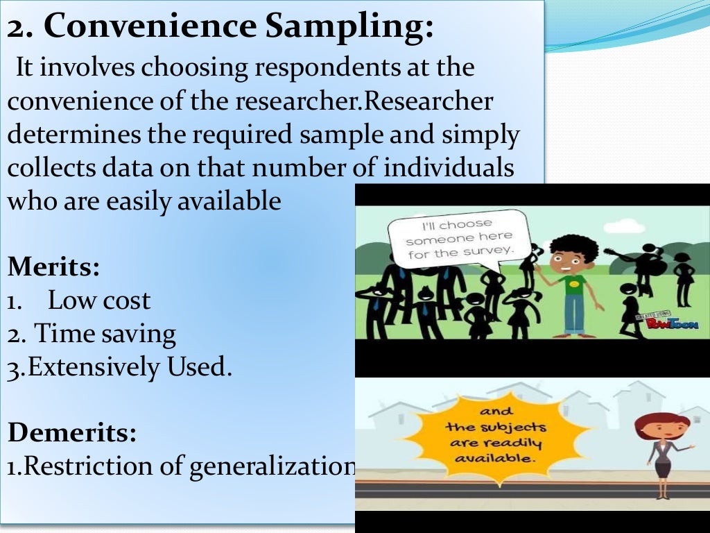 Types of sampling