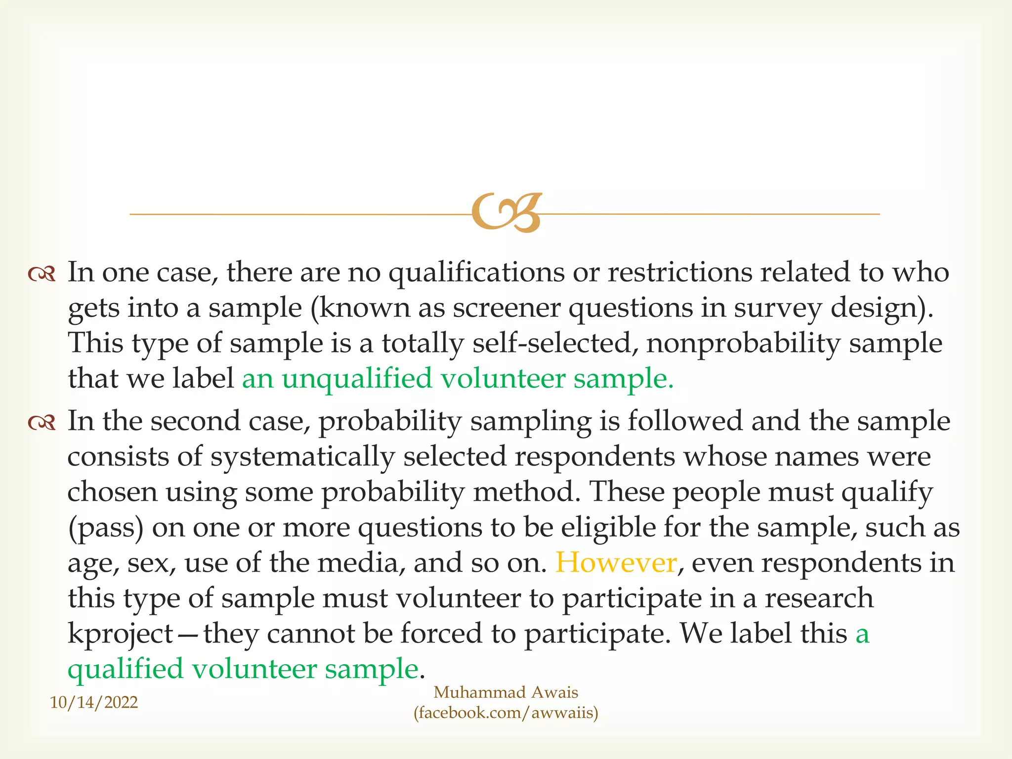 Types of Sampling and How to Choose Appropriate Technique - Mass Media ...