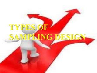 TYPES OF
SAMPLING DESIGN
 