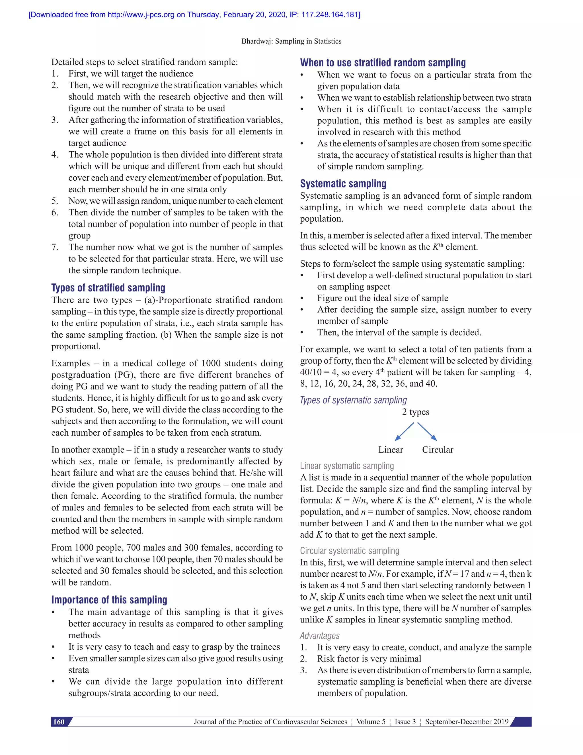 Types of sampling in research | PDF | Biological Sciences | Science