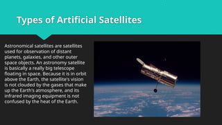 Comprehensive Overview of Artificial Satellites and Their Diverse ...