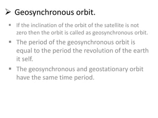 Types of satellite orbits 086 | PPTX