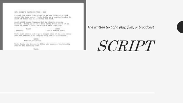 Types of script | PPT