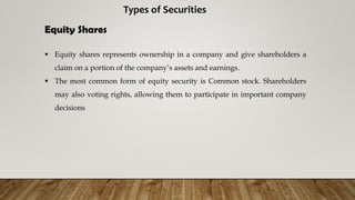 An Overview of Equity Shares: Features, Types, Merits, and Demerits | PDF