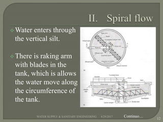 Types of sedimentation tank | PPTX