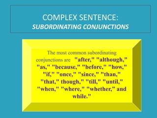 Types of sentences | PPT